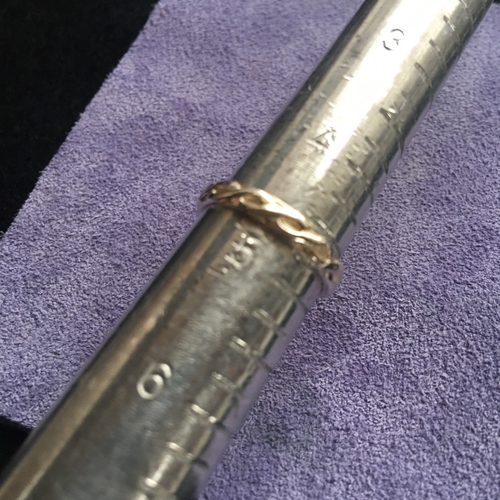 Sterling silver stacking ring